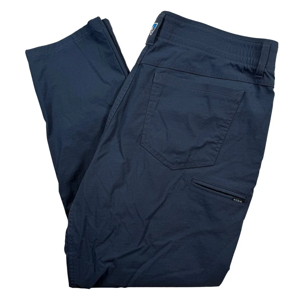 Kuhl Renegade Recon Pants Mens 36x30 Carbon Navy Blue Duralux Hiking Technical